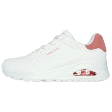 Skechers Cushioning Anti-Slip And Wear-Resistant Low-Top Casual Shoes Women's Red White Red White, 40