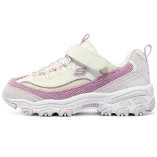 Skechers Girls Kids' Casual Shoes Grade School White/Lavender, 36