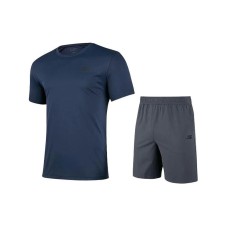 Skechers Casual Sportswear Men's Academy Navy Set (Academy Navy/02MZ), S