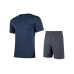 Skechers Casual Sportswear Men's Academy Navy Set (Academy Navy/02MZ), S