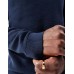 Selected Homme waffle knitted jumper in navy Черный, XL