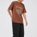 Skechers Sport T Shirt Unisex Imperial Jade Brown Protea Jade Umber/046K, XL