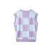 Skechers Tank Top Checkerboard Large Square Purple Green Kids' Checkerboard large grid purple green/0388, 120