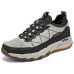 Skechers OUTDOOR MENS Non-slip Support Low-Top Outdoor Shoes Men's Gray Yellow Серый Желтый, 41.5