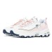 Skechers D'LITES 1.0 Lemon Box Non-slip Wear-resistant Shock Absorption Low-Top Chunky Sneakers Women's White Pink Белый, 39