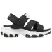 Skechers D'LITES Series Anti Slip Wear Resistant Children's Sandals Black White Kids' 28.5