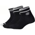 Skechers Ankle Socks Unisex 3 Pack Black 3 Pack (Black), S