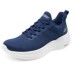 Skechers Cushioning, Slip Resistant, And Breathable Low Top Running Shoes Men's Blue Синий, 40