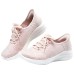 Skechers Slip Ins Breathable Lightweight Low-Top Casual Shoes Women's Pink Розовый, 36