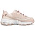 Skechers D'lites 1.0 Low Top Thick Bottom Running Shoes Pink/White Women's 36.5
