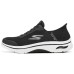 Skechers MEN'S GO WALK Anti-Slip Wear-Resistant Low-Top Casual Shoes Men's Black White Черно-белый, 42.5