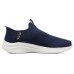 Skechers Hands Free Slip-Ins Cushioned Wear-Resistant Breathable Lightweight Low-Top Casual Shoes Men's Marine Blue Синий, 43