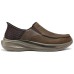 Skechers SKECHERS MENS USA Anti-Slip And Wear-Resistant Breathable Low-Top Casual Shoes Men's Dark Brown Коричневый, 45.5