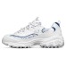Skechers D'LITES 1.0 Cushioning Anti-Slip And Wear-Resistant Low-Top Chunky Sneakers Women's White Pink Blue 35