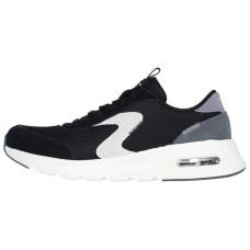 Skechers Anti-Slip Wear-Resistant Low-Top Casual Shoes Women's Black White Черно-белый, 37
