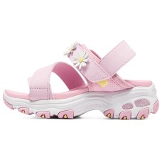 Skechers Slip Resistant Shock Absorbers With Abrasion Resistant Properties Children's Sandals Pink Kids' 32