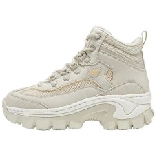 Skechers Street Breathable Height Increasing High-Top Casual Shoes Women's Beige Бежевый, 38