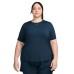 One Classic Plus Size Dri-FIT Short-Sleeve Top Armrnv/bla, 1X