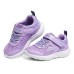 Skechers Girls Breathable Lightweight Kids Lifestyle Shoes Purple Children Aged 3-7 Years Old Purple/light blue, 24