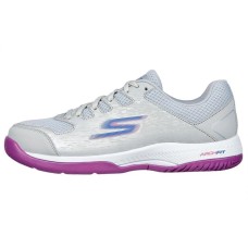 Skechers Running Shoes Women's Low-Top Gray/Purple 35.5