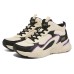 Skechers DLITES Cushioning Anti-Slip And Wear-Resistant High-Top Casual Shoes Women's Beige Black Purple 38