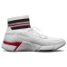 Skechers Block Cushioning Anti-Slip And Wear-Resistant High-Top Casual Shoes Men's White Red 43