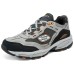 Skechers OUTDOOR MENS Anti-Slip Wear-Resistant Low-Top Outdoor Shoes Men's Gray Orange Серый/Оранжевый, 43