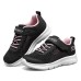 Skechers Comfy Flex 2.0 Slip Resistant Cushioning Abrasion Resistant Low Top Casual Shoes Black/Pink Teenagers 27.5