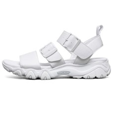 Skechers D Lites 2.0 Sandal White Women's 38