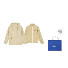 Skechers Waterproof, Windproof, Thermal, And Breathable Windbreaker Jacket Women's Irish Cream Irish Cream (Brand Shipping Channel Includes Gift Bag), S