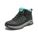 Skechers Cushioning Waterproof Mid Top Outdoor Shoes Women's Black Blue Черный, 35.5