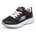 Skechers GIRLS Cushioning, Wear Resistant Low Top Kids' Running Shoes Black Purple Teenagers Черный, 31