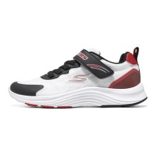 Skechers Durable Breathable Low-Top Kids' Running Shoes White Black Red Kids' Белый Черный Красный, 36