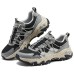 Skechers OUTDOOR Cushioning Anti-Slip And Wear-Resistant Low-Top Trekking Shoes Women's Black Gray Color Black/Gray/BKGY, 35
