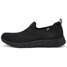 Skechers ARCH FIT REFINE Slip-Resistant Water-Resistant Low-Top Casual Shoes Women's Black Черный, 38