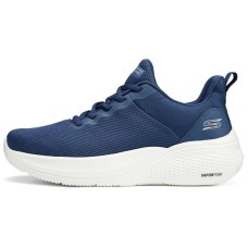 Skechers Cushioning, Slip Resistant, And Breathable Low Top Running Shoes Men's Blue Синий, 40