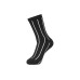 Skechers Unisex Mid-Calf Socks 3 Pack (Carbon Black), M