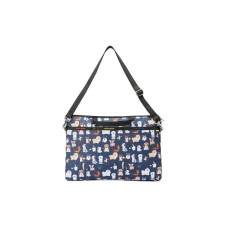 Skechers Fabric Shoulder Bag, Crossbody Bag Regular Unisex Gray