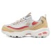 Skechers D'Lites 1.0 Chunky Sneakers Women's Low-Top White/Yellow/Red 37