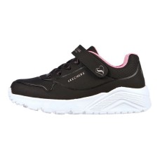 Skechers Uno Lite Durable Breathable Low-Top Kids' Running Shoes Black Pink Teenagers 32