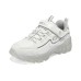 Skechers Girls Cushioning Wear-Resistant Kids Lifestyle Shoes White Silver Teenagers Белый, 30