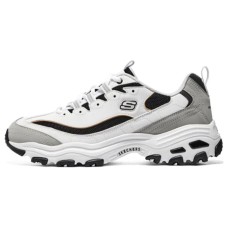 Skechers Dlites 1.0 'Black White Grey' 45