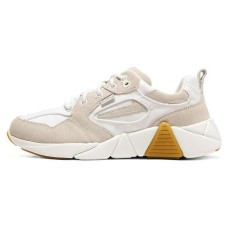 Skechers MARK NASON Los Angeles Anti-Slip Wear-Resistant Low-Top Running Shoes Women's White Yellow 36