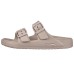 Skechers Foamies Rubber Sole Slide Slippers Women's Taupe 36
