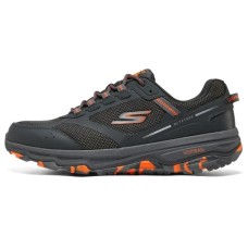 Skechers Cushioning Rebound Low-Top Running Shoes Men's Gray Orange Серый/Оранжевый, 42.5