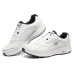 Skechers GO RUN Cushioning, Slip Resistant, And Abrasion Resistant Low Top Running Shoes Men's White Blue 42.5