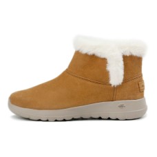 Skechers On The Go Joy Snow Boots 'Brown White' Women's 36.5