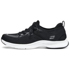 Skechers SPORT ACTIVE Cushioning Anti-Slip And Wear-Resistant Low-Top Casual Running Shoes Women's Black Gray Color Черный, 38