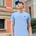 Skechers Comfort Technology Series T-Shirt Men's Moon White Blue Moon White Blue/02P8, XL