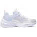 Skechers Cushioned Anti-Slip Wear-Resistant Lightweight Height Increasing Low-Top Chunky Sneakers Women's White Orange Белый, 38